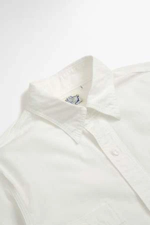 OrslowChambray Work Shirt - White 3 OrslowChambray Work Shirt - White - Image 3