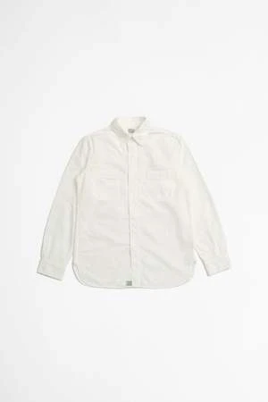 OrslowChambray Work Shirt - White 1 OrslowChambray Work Shirt - White