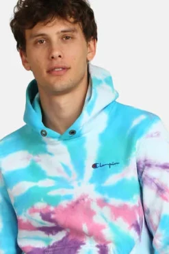 Blue&CreamChampion Hoodie - Tie Dye -Norse Projects Sales Champion Tie Dye Hoodie 20220811050029 3