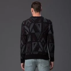 DeveauxChenille Jacquard Crewneck Sweater -Norse Projects Sales Chenille Jacquard Crewneck Sweater 20180413204522 1