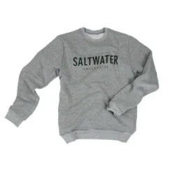 The Saltwater CollectiveClassic Crew Sweatshirt - Marled Grey