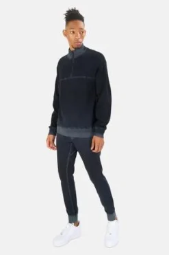 Cotton CitizenCooper Thermal Half Zip - Vintage Black -Norse Projects Sales Cooper Thermal Half Zip Vintage Black 20220811054432 2