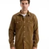 RRLCorduroy Buffalo Workshirt - Tan