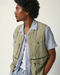 CorridorPoplin Utility Vest - Olive -Norse Projects Sales Corridor Poplin Utility Vest Olive 20230607231301 1