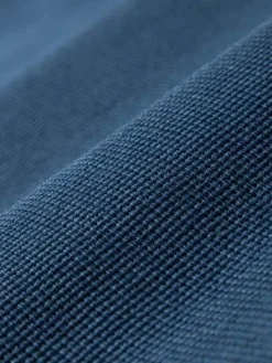 O.N.SCourt Henley L S Tee - Lt Tie Wash Indigo/Mid Indigo -Norse Projects Sales Court Henley L S Tee 20230807225126 3