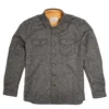 DehenCrissman Overshirt - Black/Natural Herringbone