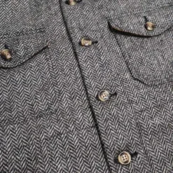 DehenCrissman Overshirt - Black/Natural Herringbone -Norse Projects Sales Crissman Overshirt Black Natural Herringbone 20230821183019 1