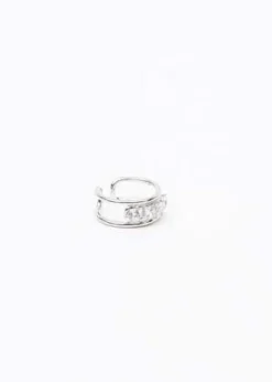 DEPARTMENTFour Rhinestones Ring - Silver -Norse Projects Sales DEPARTMENT Four Rhinestones Ring Silver 20221114182905 1