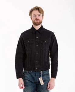 RRLDenim Trucker Jacket - WORN IN BLACK WASH