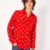 DUSHYANT.Derek Overshirt - Pink/Red Dots Corduroy