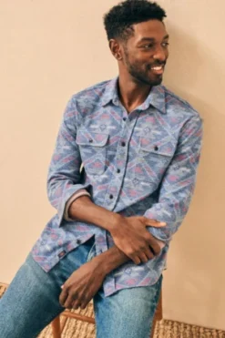 Faherty BrandDoug Good Feather Legend Sweater Shirt -Norse Projects Sales Doug Good Feather Legend Sweater Shirt 20231020134631 1