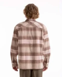 Saturdays NYCDriessen Flannel Overshirt - Strawberry -Norse Projects Sales Driessen Flannel Overshirt 20230831120017