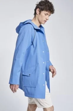 Ducktail RainwearRecycled Materials City Raincoat - Ocean Blue -Norse Projects Sales Ducktail Rainwear Recycled Materials City Raincoat Ocean Blue 20220701113104