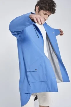 Ducktail RainwearRecycled Materials City Raincoat - Ocean Blue -Norse Projects Sales Ducktail Rainwear Recycled Materials City Raincoat Ocean Blue 20220701113107