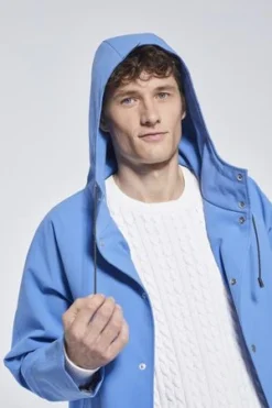 Ducktail RainwearRecycled Materials City Raincoat - Ocean Blue -Norse Projects Sales Ducktail Rainwear Recycled Materials City Raincoat Ocean Blue 20220701113109