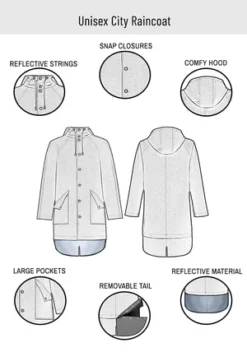 Ducktail RainwearRecycled Materials City Raincoat - Ocean Blue -Norse Projects Sales Ducktail Rainwear Recycled Materials City Raincoat Ocean Blue 20220701113113