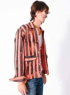 DUSHYANTThe Eames Corduroy Jacket - Coral/Black -Norse Projects Sales Dushyant The Eames Jacket Coral Black Corduroy 20231025025656