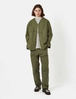 Engineered GarmentsCotton Ripstop Cardigan Jacket - Olive Green -Norse Projects Sales Engineered Garments Cardigan Jacket Cotton Ripstop Olive Green 20230224231737 2