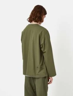 Engineered GarmentsCotton Ripstop Cardigan Jacket - Olive Green -Norse Projects Sales Engineered Garments Cardigan Jacket Cotton Ripstop Olive Green 20230224231738