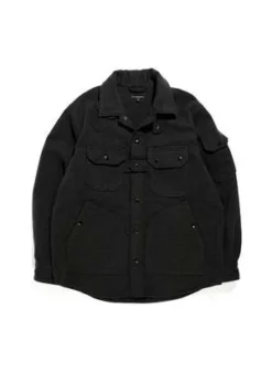 Engineered GarmentsPolyester Fake Melton Explorer Shirt Jacket - Charcoal