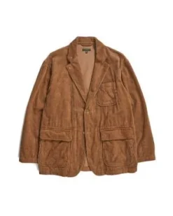 Engineered GarmentsCotton 8W Corduroy Loiter Jacket - Chestnut