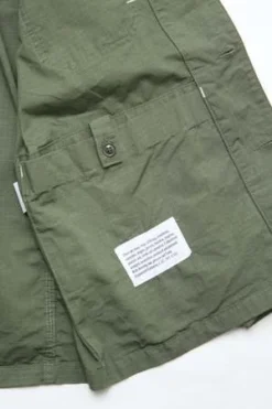 Engineered GarmentsX Totem FU Over Coverall Jacket - Olive Cotton Ripstop -Norse Projects Sales Engineered Garments X Totem FU Over Coverall Jacket Olive Cotton Ripstop 20230610183721 1