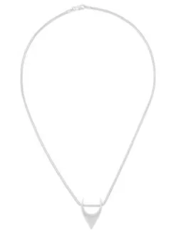 FANGLogo Snake Chain Necklace - Sterling Silver