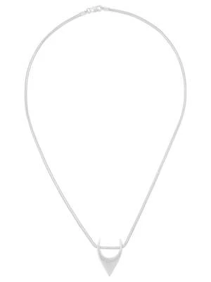 FANGLogo Snake Chain Necklace - Sterling Silver 1 FANGLogo Snake Chain Necklace - Sterling Silver