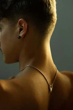 FANGLogo Snake Chain Necklace - Sterling Silver 9 FANGLogo Snake Chain Necklace - Sterling Silver -Norse Projects Sales FANG Logo Snake Chain Necklace in Sterling Silver 20221031170336 1