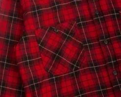 HartfordFlannel Pocket Shirt - Red Plaid -Norse Projects Sales Flannel Pocket Shirt in Red Plaid 20231004023629 2