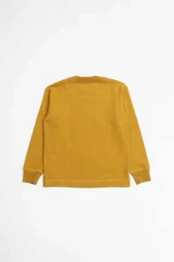 Margaret HowellFlat Hem Sweatshirt Dry Brushed Loopback - Mustard -Norse Projects Sales Flat Hem Sweatshirt Dry Brushed Loopback Mustard 20220929184818 3