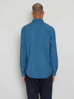 FOLKFolk Relaxed Baby Cord Shirt - Soft Blue -Norse Projects Sales Folk Relaxed Baby Cord Shirt Soft Blue 20230915141957 3