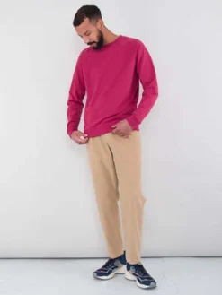 FOLKFolk Rivet Sweatshirt - Pomegranate -Norse Projects Sales Folk Rivet Sweatshirt in Pomegranate 20230728141340 1