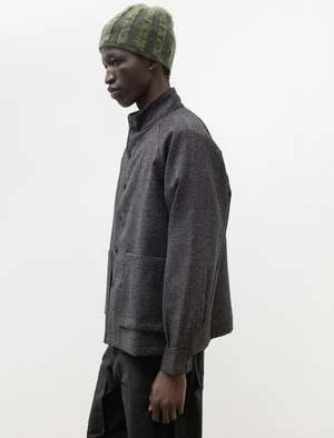 PaaFunnel Shirt Jacket - Black Tweed 3 PaaFunnel Shirt Jacket - Black Tweed - Image 3