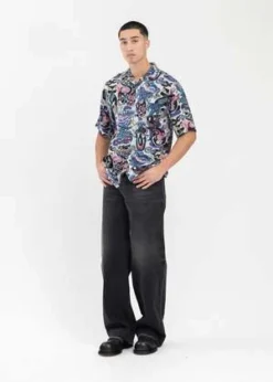 Martine RoseCREATURE HAWAIIAN SHIRT - GREY -Norse Projects Sales GREY CREATURE HAWAIIAN SHIRT 20230917185226 3