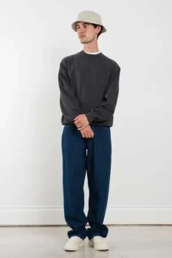 CalculusGarment Dyed Crewneck Sweater - Dolphin Blue -Norse Projects Sales Garment Dyed Crewneck Dolphin Blue 20220707220913 2