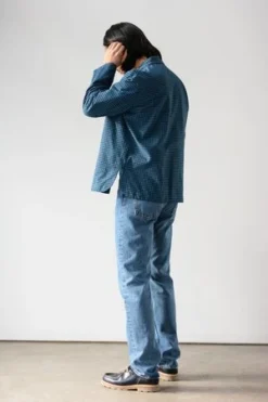 BODEGingham Work Shirt - Black/Blue 16 BODEGingham Work Shirt - Black/Blue -Norse Projects Sales Gingham Work Shirt Black Blue 20211218021304 3