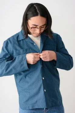 BODEGingham Work Shirt - Black/Blue 18 BODEGingham Work Shirt - Black/Blue -Norse Projects Sales Gingham Work Shirt Black Blue 20211218021305 2