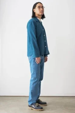 BODEGingham Work Shirt - Black/Blue 22 BODEGingham Work Shirt - Black/Blue -Norse Projects Sales Gingham Work Shirt Black Blue 20211218021306 2