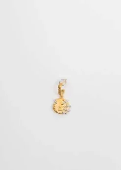 MARSEVENsingle Coin Earring - Gold -Norse Projects Sales Gold Coin Earring Single 20230301183121