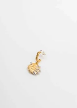 MARSEVENsingle Coin Earring - Gold -Norse Projects Sales Gold Coin Earring Single 20230301183123 1
