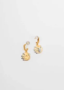 MARSEVENsingle Coin Earring - Gold -Norse Projects Sales Gold Coin Earring Single 20230301183124