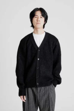 AMOMENTOGrandpa Cardigan - Black