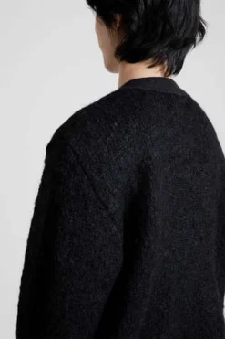 AMOMENTOGrandpa Cardigan - Black -Norse Projects Sales Grandpa Cardigan Black 20231018021237 3