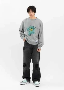 Mihara YasuhiroBear Printed Hoodie - Grey -Norse Projects Sales Grey Bear Printed Hoodie 20230902135715 2