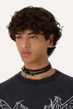 Justine ClenquetHarley Choker - Black -Norse Projects Sales HARLEY CHOKER BLACK 20230906200837