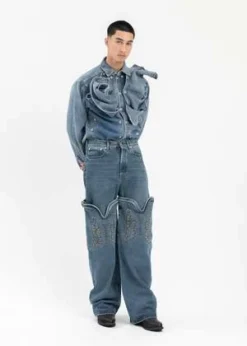 Y/projectHeavy Sw Snap Off Denim Shirt - Blue -Norse Projects Sales HEAVY SW BLUE SNAP OFF DENIM SHIRT 20231019141456 1