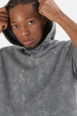 Blue&CreamHampton Nights Short Sleeve Hoodie - Grey Mineral -Norse Projects Sales Hampton Nights Short Sleeve Hoodie Grey Mineral 20220811073310 1