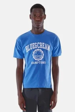 Blue&CreamHamptons We Grew Here Tee - Blue