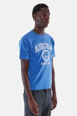 Blue&CreamHamptons We Grew Here Tee - Blue -Norse Projects Sales Hamptons We Grew Here Tee Blue 20230910191459 1